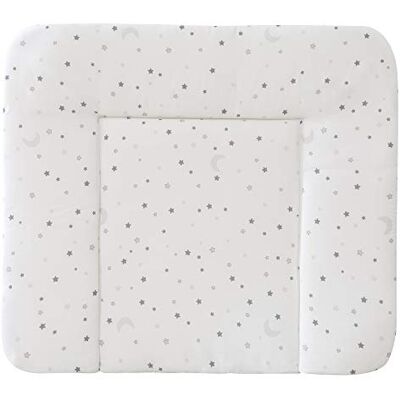 roba Sternenzauber verschoningskussen, afwasbaar, 85 x 75 cm, verhoogde randen, voor luiertafel, ftalaatvrij, sterren en maan roba Sternenzauber verschoningskussen, afwasbaar, 85 x 75 cm, verhoogde randen, voor luiertafel, ftalaatvrij, sterren en maan