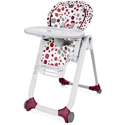 Chicco Kinderstoel Polly Progres5 Eetstoel en Stoelverhoger Kantelbare Rugleuning 8 Hoogtes Vanaf Geboorte tot 3 Jaar Rood (Cherry) Chicco Kinderstoel Polly Progres5 Eetstoel en Stoelverhoger Kantelbare Rugleuning 8 Hoogtes Vanaf Geboorte tot 3 Jaar Rood (Cherry)