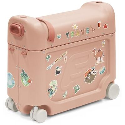 Stokke JetKids BedBox, Coral Pink Rolkoffer voor kinderen van 2-7 jaar (tot 35 kg) Goedgekeurd door veel luchtvaartmaatschappijen Inclusief matras en verstelbare riem Stokke JetKids BedBox, Coral Pink Rolkoffer voor kinderen van 2-7 jaar (tot 35 kg) Goedgekeurd door veel luchtvaartmaatschappijen Inclusief matras en verstelbare riem