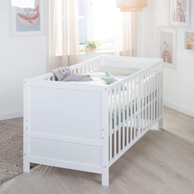 roba Uitbreidbaar bed 70 x 140 cm Easy Sleep – om te zetten in bank of kinderbed – tot 7 jaar – in hoogte verstelbaar – inclusief ombouwhoeken – 3 afneembare stangen – wit roba Uitbreidbaar bed 70 x 140 cm Easy Sleep – om te zetten in bank of kinderbed – tot 7 jaar – in hoogte verstelbaar – inclusief ombouwhoeken – 3 afneembare stangen – wit