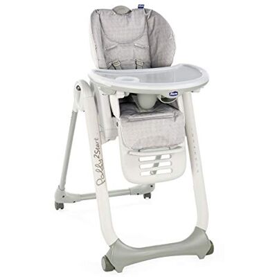 Chicco Kinderstoel Polly 2 Start Vanaf Geboorte tot 3 Jaar Kantelbare Rugleuning Instelbare Hoogte Inklapbaar 4 Wielen Happy Silver Chicco Kinderstoel Polly 2 Start Vanaf Geboorte tot 3 Jaar Kantelbare Rugleuning Instelbare Hoogte Inklapbaar 4 Wielen Happy Silver