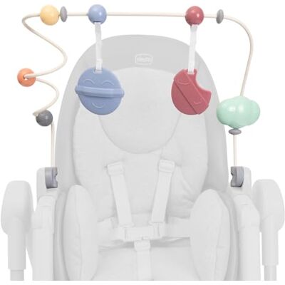 Chicco Speelstang voor Polly Armonia kinderstoel, accessoires voor kinderstoel, traint de coördinatie van het kind, 0 m + met afneembare zachte hangers, bijtring. Chicco Speelstang voor Polly Armonia kinderstoel, accessoires voor kinderstoel, traint de coördinatie van het kind, 0 m + met afneembare zachte hangers, bijtring.