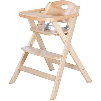 roba Inklapbare kinderstoel, kinderstoel, ruimtebesparend, inklapbaar, baby- en kinderstoel, hout, naturel roba Inklapbare kinderstoel, kinderstoel, ruimtebesparend, inklapbaar, baby- en kinderstoel, hout, naturel
