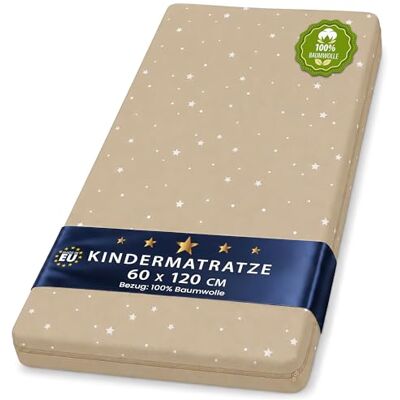 Totsy Baby Babymatras, 60 x 120 cm, voor kinderen, bed en reizen, ademend, schuimrubberen matras met wasbare overtrek voor bedden, vloer of wieg, 50 x 120 cm Totsy Baby Babymatras, 60 x 120 cm, voor kinderen, bed en reizen, ademend, schuimrubberen matras met wasbare overtrek voor bedden, vloer of wieg, 50 x 120 cm