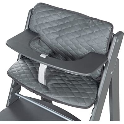 roba Kinderen luxe gewatteerd zitkussen voor alle zitplaatsen hoge stoelen, 2-delig, grafiet roba Kinderen luxe gewatteerd zitkussen voor alle zitplaatsen hoge stoelen, 2-delig, grafiet