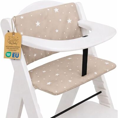 Totsy Baby Kinderstoelhoes voor baby's, 2-delig, comfortabel babyzitkussen voor Hauck en Stokke kussens en hoezen voor kinderstoelen met Oeko-Tex certificaatcoating, beige Totsy Baby Kinderstoelhoes voor baby's, 2-delig, comfortabel babyzitkussen voor Hauck en Stokke kussens en hoezen voor kinderstoelen met Oeko-Tex certificaatcoating, beige