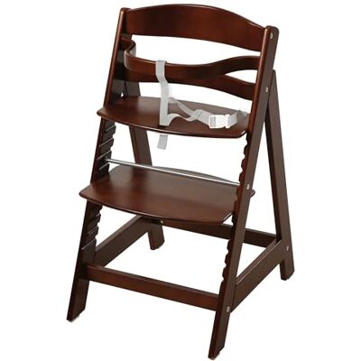 roba Sit Up III bruine getinte kinderstoel van hout, in hoogte verstelbaar, van 6 maanden tot 70 kg, robuuste babystoel met veiligheidsstang roba Sit Up III bruine getinte kinderstoel van hout, in hoogte verstelbaar, van 6 maanden tot 70 kg, robuuste babystoel met veiligheidsstang
