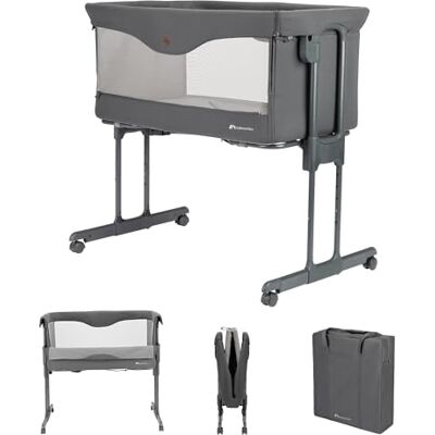Bebeconfort Amara, Cododo-bed voor baby's, 0-6 maanden, 0-9 kg, Cododo-wieg, 2-in-1 Cododo-bed en wieg, compact in 3 seconden opvouwbaar, gemakkelijk te dragen, praktische reistas, getint grafiet Bebeconfort Amara, Cododo-bed voor baby's, 0-6 maanden, 0-9 kg, Cododo-wieg, 2-in-1 Cododo-bed en wieg, compact in 3 seconden opvouwbaar, gemakkelijk te dragen, praktische reistas, getint grafiet