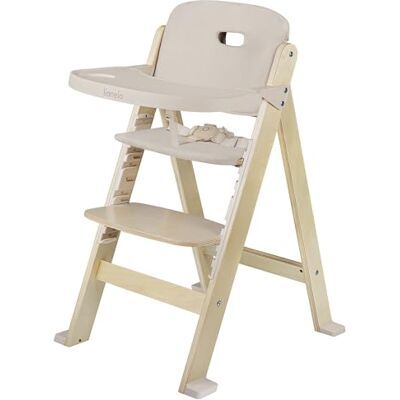 Lionelo Floris 3-in-1 kinderstoel van berkenhout tot 40 kg, afneembaar dienblad, hoogte en voetensteun verstelbaar, 4 standen, 5-punts beveiliging, Scandinavische stijl, beige Lionelo Floris 3-in-1 kinderstoel van berkenhout tot 40 kg, afneembaar dienblad, hoogte en voetensteun verstelbaar, 4 standen, 5-punts beveiliging, Scandinavische stijl, beige