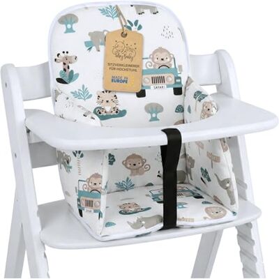 Totsy Baby Kinderstoelhoes voor baby's, comfortabel zitkussen voor baby's, kussens en hoezen voor Hauck en Stokke kinderstoelen met een stabiele waterdichte coating, Afrika Totsy Baby Kinderstoelhoes voor baby's, comfortabel zitkussen voor baby's, kussens en hoezen voor Hauck en Stokke kinderstoelen met een stabiele waterdichte coating, Afrika