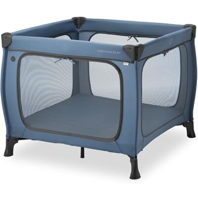 hauck Sleep N Play SQ reisbed en box voor kinderen met 5 cm dikke matras, klein opvouwbaar, draagtas, voor baby's en kinderen vanaf de geboorte tot 15 kg (donkerblauw) hauck Sleep N Play SQ reisbed en box voor kinderen met 5 cm dikke matras, klein opvouwbaar, draagtas, voor baby's en kinderen vanaf de geboorte tot 15 kg (donkerblauw)
