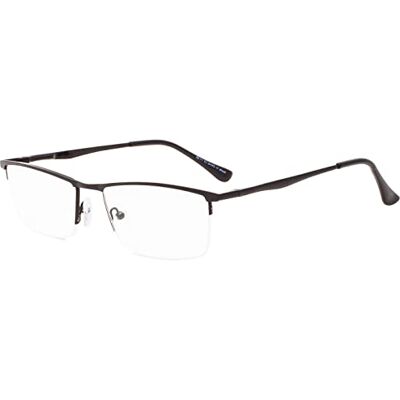 Eyekepper Hoogwaardige halfronde leesbril met veerscharnieren voor dames en heren +0.50 Eyekepper Hoogwaardige halfronde leesbril met veerscharnieren voor dames en heren +0.50