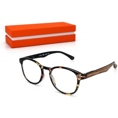 SILAC Turtle & Wood Leesbril Voor dames en heren Uniseks vergrotingsbril Licht en duurzaam Krasbestendige glazen Schildpadschildpad 1,50 SILAC Turtle & Wood Leesbril Voor dames en heren Uniseks vergrotingsbril Licht en duurzaam Krasbestendige glazen Schildpadschildpad 1,50