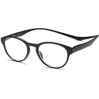 Vision Bril, vergrootglas, magnetische leesbril, klassieke stijl, leesbril voor heren en dames, NV3312 2.50 Vision Bril, vergrootglas, magnetische leesbril, klassieke stijl, leesbril voor heren en dames, NV3312 2.50