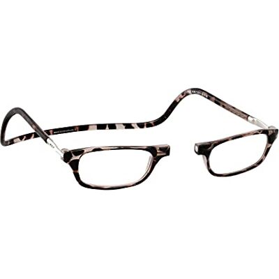 Clic Classic Leesbril met flexibele magneet, origineel, flexibele monofocus, voor mannen en vrouwen (3,5, Tortoise) 3.5 Clic Classic Leesbril met flexibele magneet, origineel, flexibele monofocus, voor mannen en vrouwen (3,5, Tortoise) 3.5
