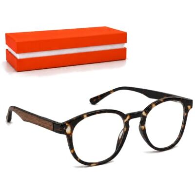SILAC Turtle & Wood Leesbril Voor dames en heren Uniseks vergrotingsbril Licht en duurzaam Krasbestendige glazen Schildpadschildpad 1,50 SILAC Turtle & Wood Leesbril Voor dames en heren Uniseks vergrotingsbril Licht en duurzaam Krasbestendige glazen Schildpadschildpad 1,50