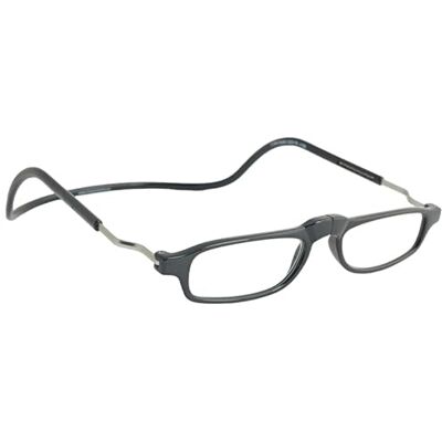 Clic Eyewear Base Kleur: zwart Dioptrieën: +2.5 Klassieke leesbril Rechthoekige vorm Leesbril voor dames en heren Made in Italy 2.5 Clic Eyewear Base Kleur: zwart Dioptrieën: +2.5 Klassieke leesbril Rechthoekige vorm Leesbril voor dames en heren Made in Italy 2.5