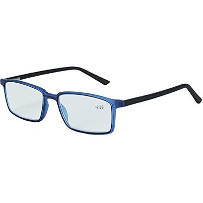 ZENOTTIC Leesbril met blauwlichtblokkering, licht, klassiek, modieus, elegant, voor mannen en vrouwen 1.25 ZENOTTIC Leesbril met blauwlichtblokkering, licht, klassiek, modieus, elegant, voor mannen en vrouwen 1.25
