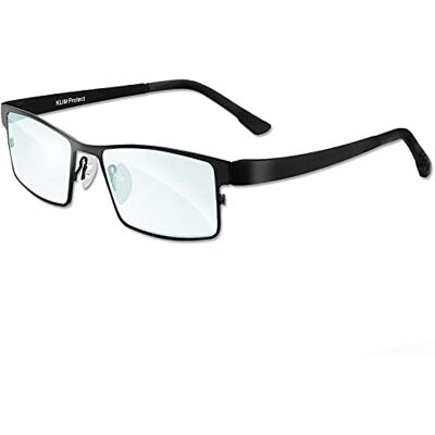 KLIM Optics Bril tegen blauw licht – beschermt je ogen tegen blauw licht – hoge bescherming voor schermen – gaming-bril pc mobiele tv – filter tegen vermoeidheid tegen uv tegen blauw licht M KLIM Optics Bril tegen blauw licht – beschermt je ogen tegen blauw licht – hoge bescherming voor schermen – gaming-bril pc mobiele tv – filter tegen vermoeidheid tegen uv tegen blauw licht M