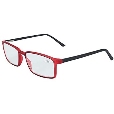 ZENOTTIC Leesbril met blauwlichtblokkering, licht, klassiek, modieus, elegant, voor mannen en vrouwen 3.50 ZENOTTIC Leesbril met blauwlichtblokkering, licht, klassiek, modieus, elegant, voor mannen en vrouwen 3.50