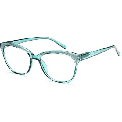 Vision Bril tegen blauw licht, leesbril, retrostijl, vergrootbril UV400, anti-straling, voor heren en dames, NV1157 3.00 Vision Bril tegen blauw licht, leesbril, retrostijl, vergrootbril UV400, anti-straling, voor heren en dames, NV1157 3.00