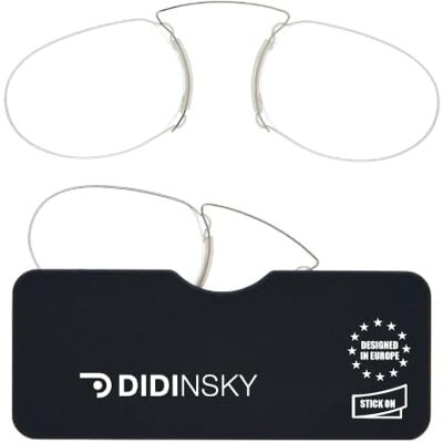 DIDINSKY Abstine-vrije leesbril frameloze leesbril vintage heren dames bril 4 kleuren bril LOUVRE 1.5 DIDINSKY Abstine-vrije leesbril frameloze leesbril vintage heren dames bril 4 kleuren bril LOUVRE 1.5