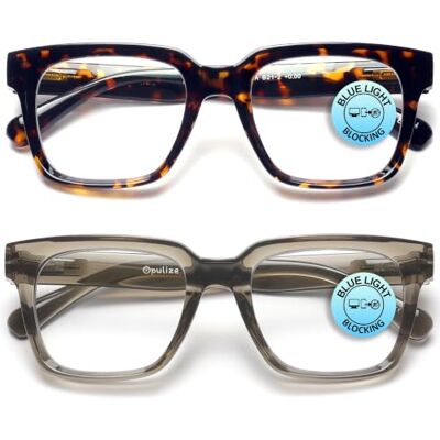 OPULIZE Era Uniseks bril tegen blauw licht 1mm OPULIZE Era Uniseks bril tegen blauw licht 1mm