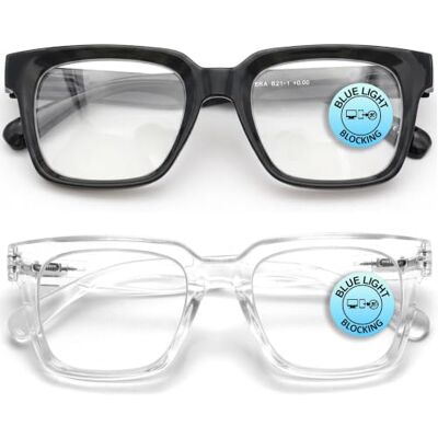 OPULIZE Era Uniseks bril tegen blauw licht 1mm OPULIZE Era Uniseks bril tegen blauw licht 1mm