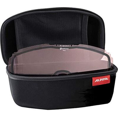 ALPINA Multicase Snowgoggle Etui voor skibril en snowboardbril, uniseks, zwart, Eén maat ALPINA Multicase Snowgoggle Etui voor skibril en snowboardbril, uniseks, zwart, Eén maat