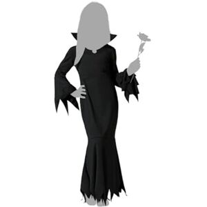 ATOSA spookkostuum zwart meisje kind 10 tot 12 jaar ATOSA spookkostuum zwart meisje kind 10 tot 12 jaar