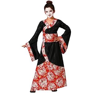ATOSA Geisha kimono kostuum zwart voor meisjes van 5 tot 6 jaar ATOSA Geisha kimono kostuum zwart voor meisjes van 5 tot 6 jaar