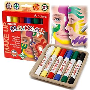 Playcolor 01001 Make-upsticks zonder parabenen, 10 g, make-up up, basic zak, 6 verschillende kleuren Playcolor 01001 Make-upsticks zonder parabenen, 10 g, make-up up, basic zak, 6 verschillende kleuren