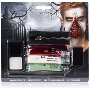 com-four ® Zombie Rits Make-up Set Set voor een Coole Rits Tattoo com-four ® Zombie Rits Make-up Set Set voor een Coole Rits Tattoo