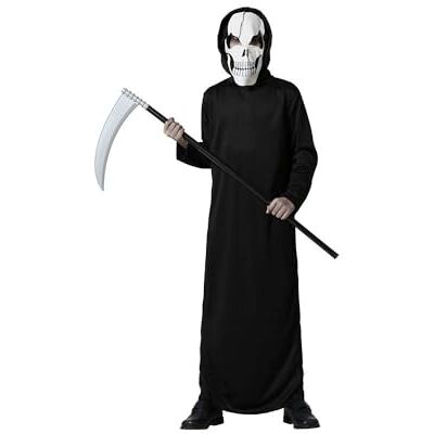 ATOSA spook kostuum tuniek met capuchon en masker kind 10-12 jaar ATOSA spook kostuum tuniek met capuchon en masker kind 10-12 jaar