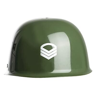 Funidelia Soldaathelm voor meisjes en jongens, militair, soldaat, beroepen, camouflage accessoires voor kinderen, kostuumaccessoires groen Funidelia Soldaathelm voor meisjes en jongens, militair, soldaat, beroepen, camouflage accessoires voor kinderen, kostuumaccessoires groen