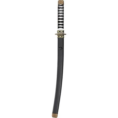 Funidelia Ninja-zwaard 60 cm voor dames en heren, Ninja, Japan, accessoires voor volwassenen, verkleedaccessoires, zwart Funidelia Ninja-zwaard 60 cm voor dames en heren, Ninja, Japan, accessoires voor volwassenen, verkleedaccessoires, zwart