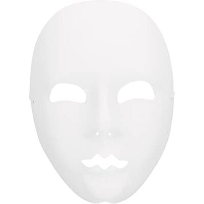 Boland Pantomime gezichtsmasker voor carnaval of JGA, kostuumaccessoires, carnavalsaccessoires Boland Pantomime gezichtsmasker voor carnaval of JGA, kostuumaccessoires, carnavalsaccessoires