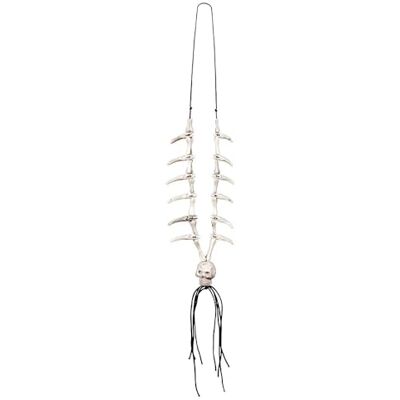 Boland Ketting Schedel en Botten Ketting Schedel en Croc Taglia Unica Bianco Boland Ketting Schedel en Botten Ketting Schedel en Croc Taglia Unica Bianco
