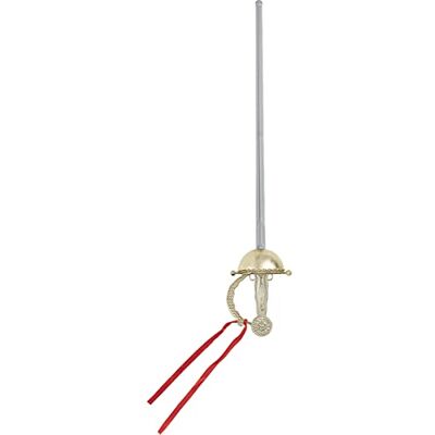 Funidelia Musketierzwaard voor dames en heren, zwaardvechter, zwaardvechter Accessoires voor volwassenen, verkleedaccessoires Grijs/Zilver Funidelia Musketierzwaard voor dames en heren, zwaardvechter, zwaardvechter Accessoires voor volwassenen, verkleedaccessoires Grijs/Zilver
