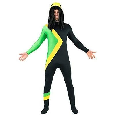 Bodysocks Fancy Dress Bodysocks Jamaicaans Bobsleekostuum voor volwassenen, maat M Bodysocks Fancy Dress Bodysocks Jamaicaans Bobsleekostuum voor volwassenen, maat M