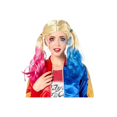 RUBIE'S Harley Quinn pruik voor volwassenen RUBIE'S Harley Quinn pruik voor volwassenen
