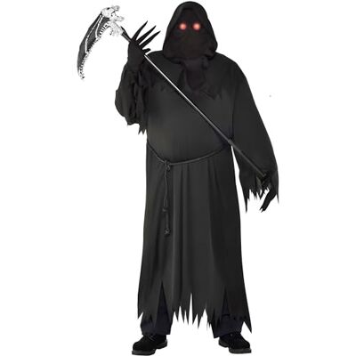 amscan Red Eye Reaper kostuum standaard maat 1 stuk, 10235559, rood, maat amscan Red Eye Reaper kostuum standaard maat 1 stuk, 10235559, rood, maat