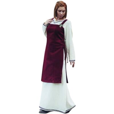 Leonardo Carbone ® Aila Vikingjurk voor dames, verstelbare vetersluiting aan de zijkant, ideaal voor rollenspel, carnaval, cosplay, Halloween, middeleeuwen en Vikingkostuum, wol Leonardo Carbone ® Aila Vikingjurk voor dames, verstelbare vetersluiting aan de zijkant, ideaal voor rollenspel, carnaval, cosplay, Halloween, middeleeuwen en Vikingkostuum, wol