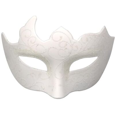 Doyomtoy Venetiaans masker, maskerademasker, cosplay, carnaval, Halloween, party, wit Doyomtoy Venetiaans masker, maskerademasker, cosplay, carnaval, Halloween, party, wit