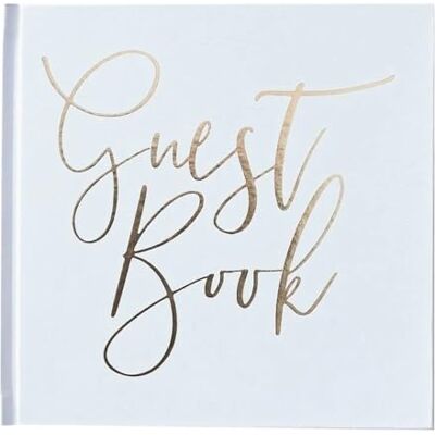 Ginger Ray Gastenboek voor bruiloft, doop, verjaardag, verloving Ginger Ray Gastenboek voor bruiloft, doop, verjaardag, verloving