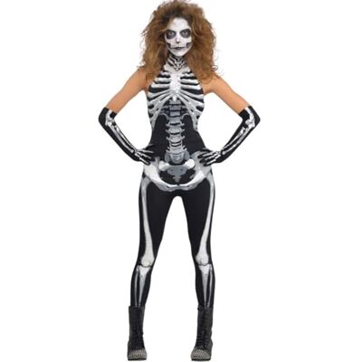 amscan Sexy kostuum dames 844639 Halloween kostuum skelet amscan Sexy kostuum dames 844639 Halloween kostuum skelet