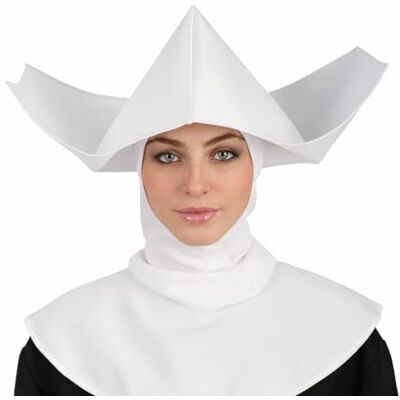 Carnival Toys 5733 religieuze muts wit Carnival Toys 5733 religieuze muts wit