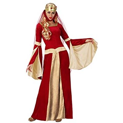 ATOSA 8422259154365 kostuum middeleeuws dames, rood, volwassenen ATOSA 8422259154365 kostuum middeleeuws dames, rood, volwassenen