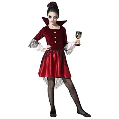 ATOSA 65796 vampierkostuum voor dames, 65796, rood, 3-4 jaar ATOSA 65796 vampierkostuum voor dames, 65796, rood, 3-4 jaar