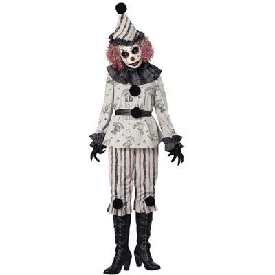 California Costumes creeper clown-kostuum voor volwassenen, Wit. California Costumes creeper clown-kostuum voor volwassenen, Wit.